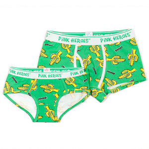 Couple Underwears Cartoon Printing Underpants Knickers Sexy Women