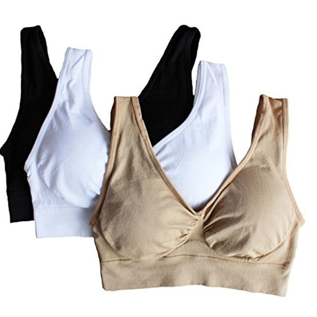 Wireless Pushup Bra (Set of 3)