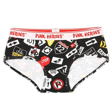 Couple Underwears Cartoon Printing Underpants Knickers Sexy Women