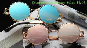 2018 Oversize Metal Reflective flat lens Sunglasses for women