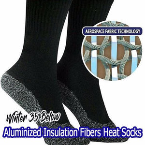 Winter 35 Below Aluminized Insulation Fibers Heat Socks